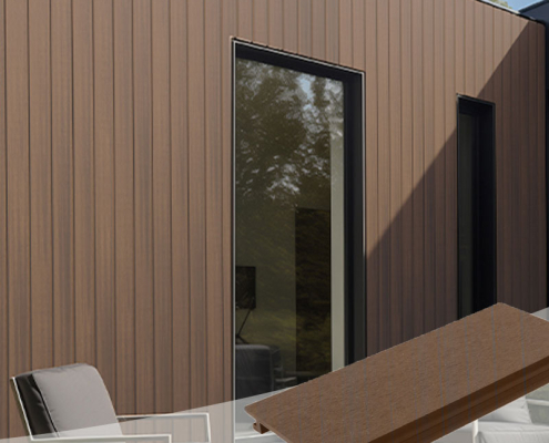 Classic composite cladding board for exterior wall applications