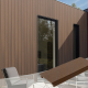 Classic composite cladding board for exterior wall applications